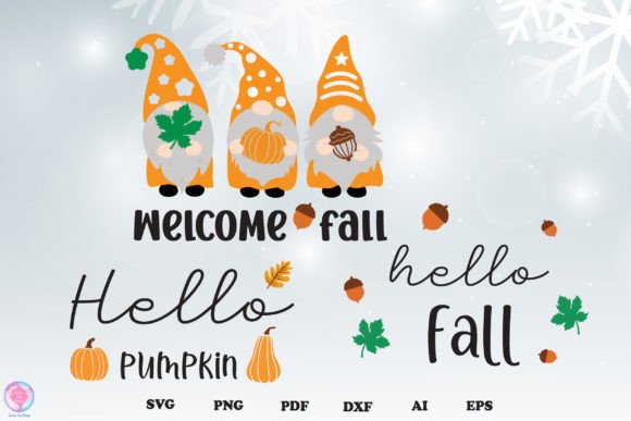 Fall Gnome, Autumn SVG
