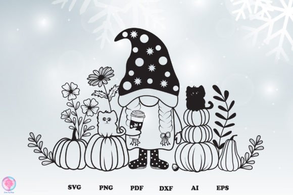 Fall Gnome, Autumn Svg