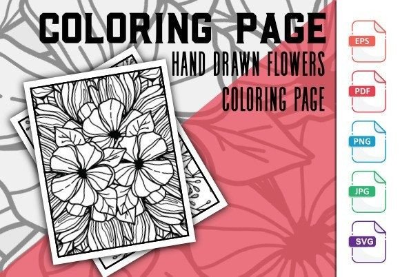 Floral Mandala Coloring Page