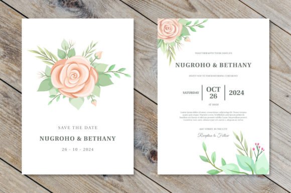 Floral Wedding Invitation