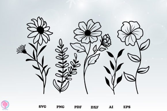 Flower SVG, Wildflower SVG