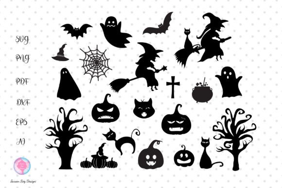 Halloween Bundle 21 Design, Halloween SVG