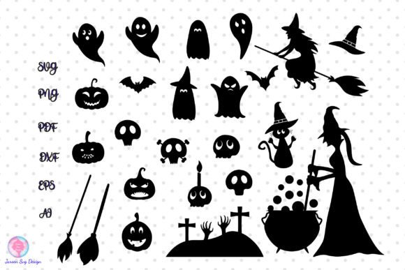 Halloween Bundle 24 Design, Halloween SVG