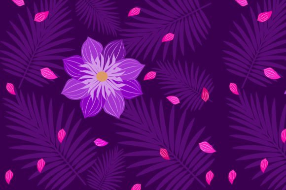 Seamless Floral Pattern Vector
