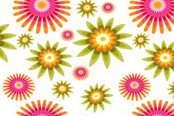 Seamless Floral Vector Pattern