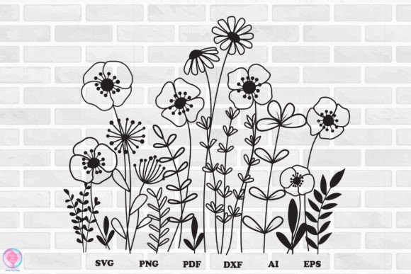 Wildflower, Flower SVG